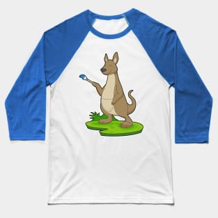 Kangaroo Painting Paint brush Baseball T-Shirt